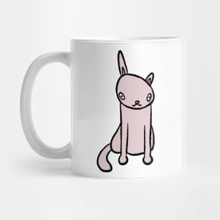 Cute sphynx cat drawing Mug